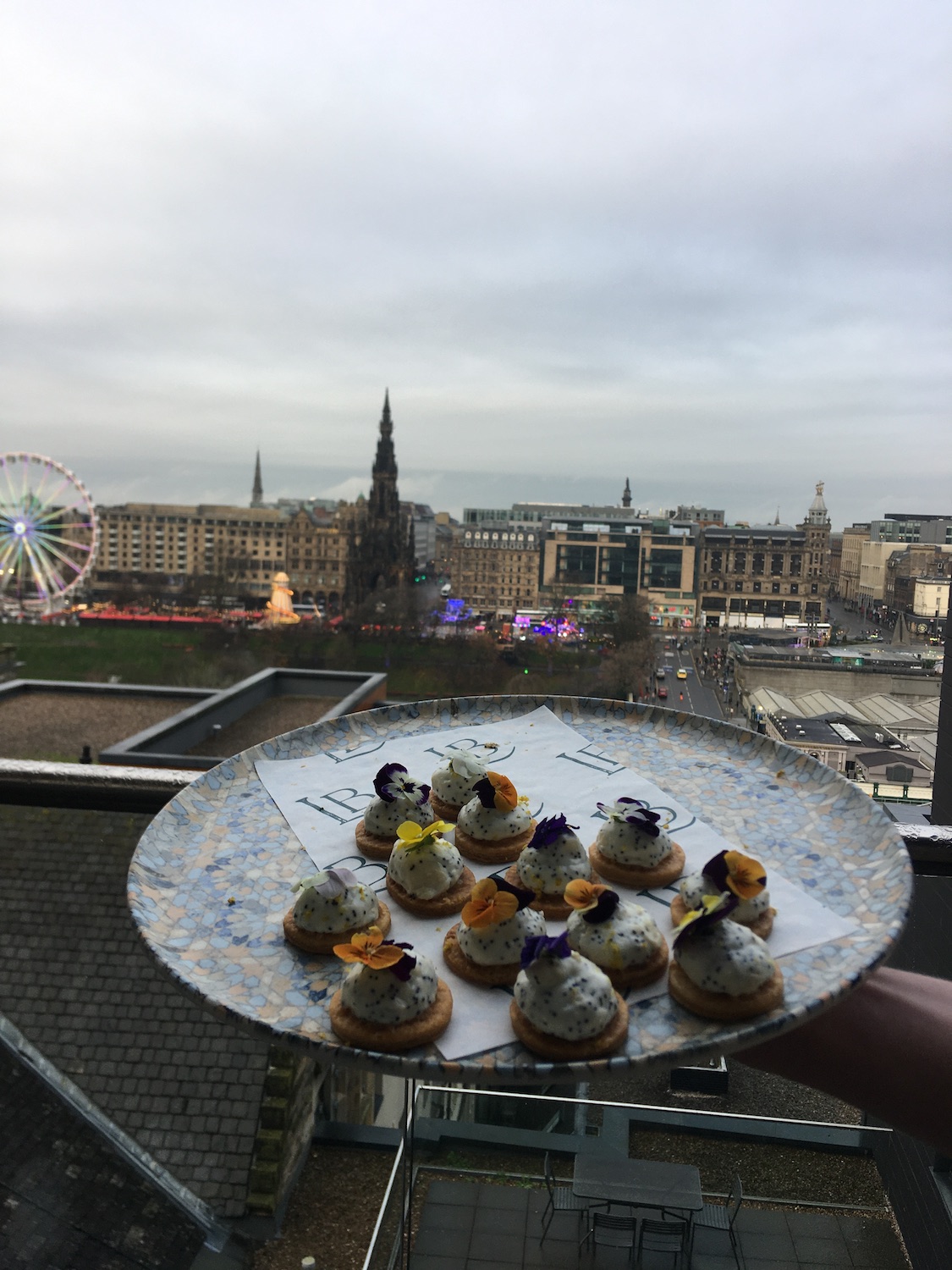 view of Edinburgh Princes Street