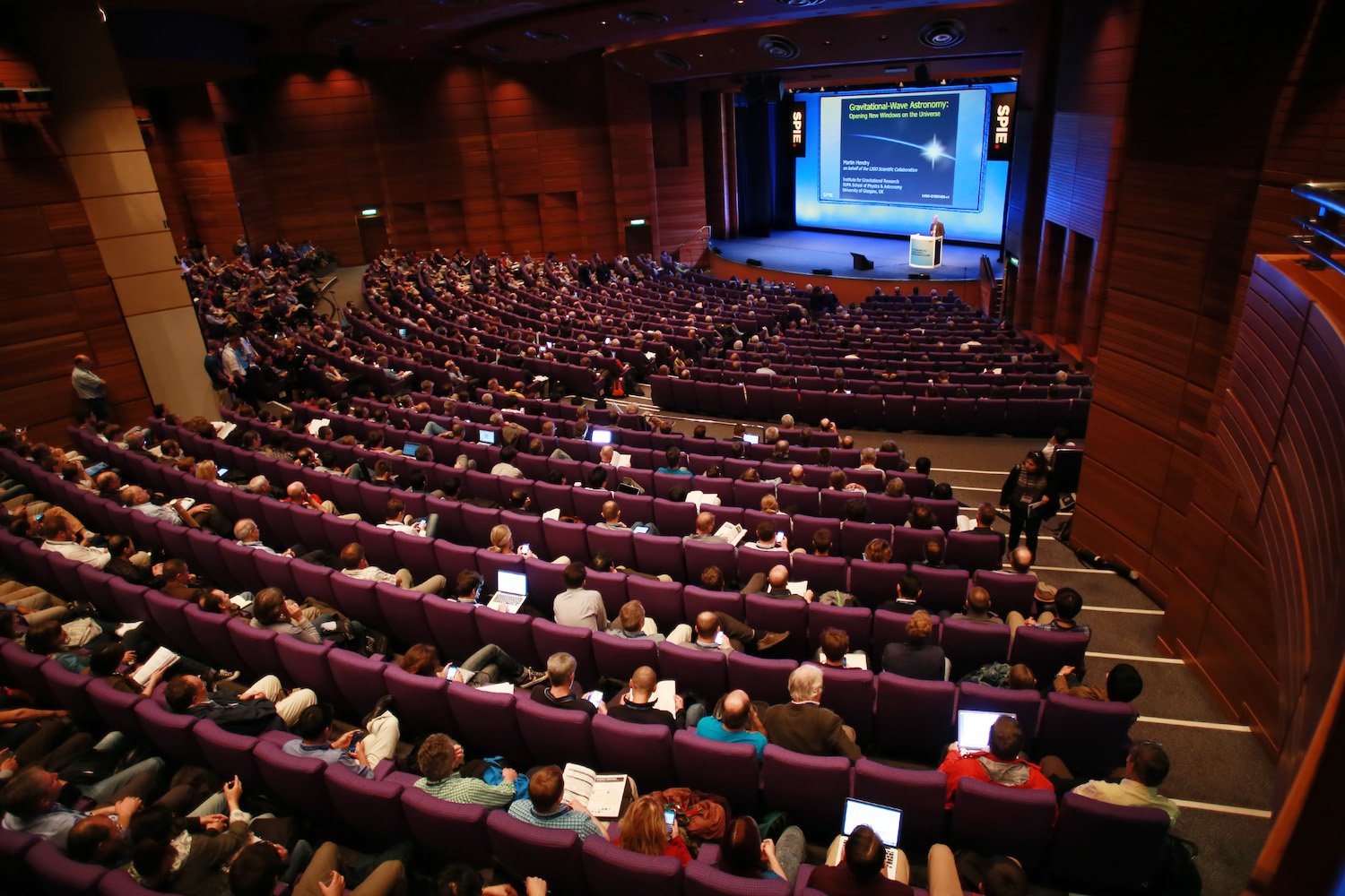 conference in The Pentland Auditorium