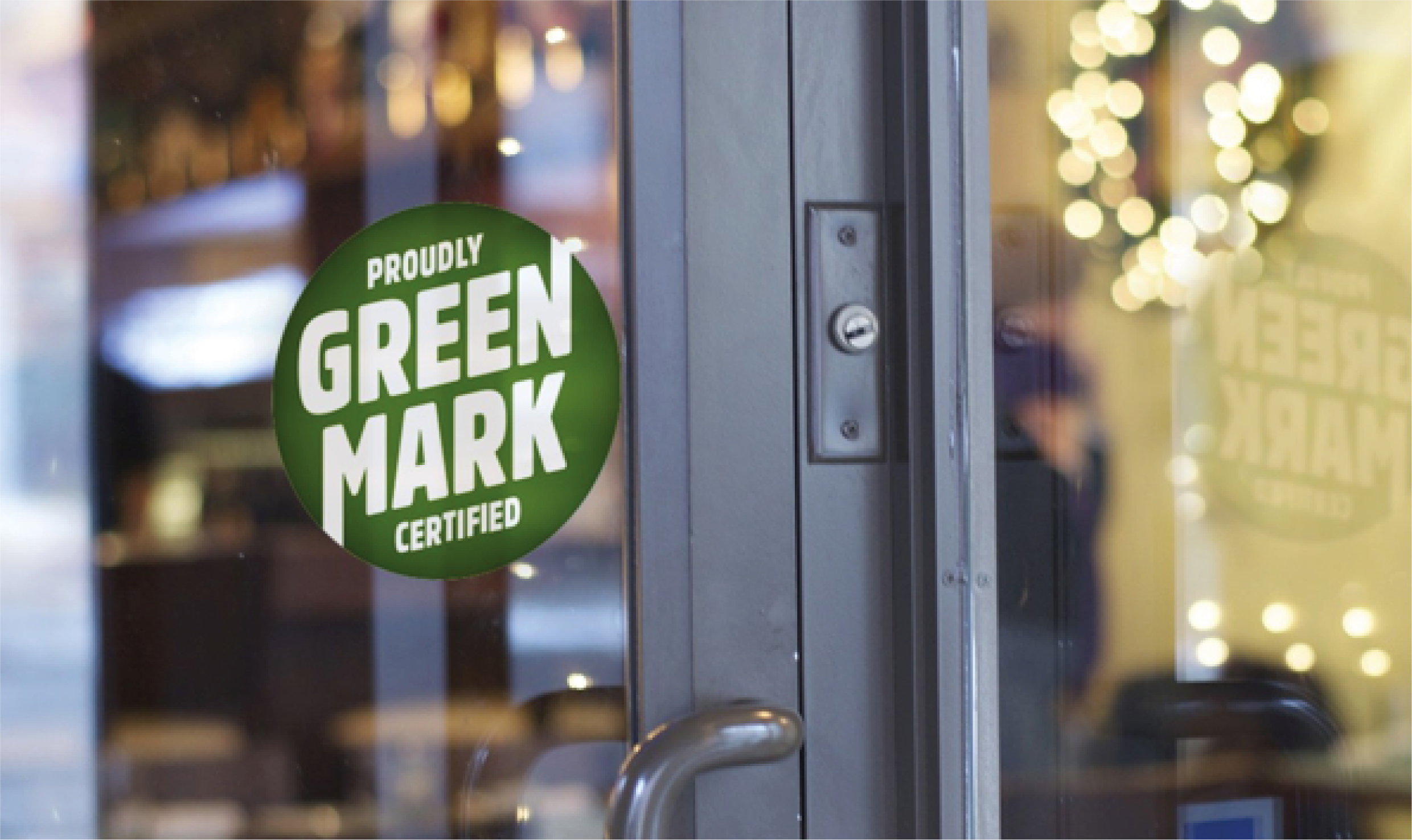 Green Mark in Window